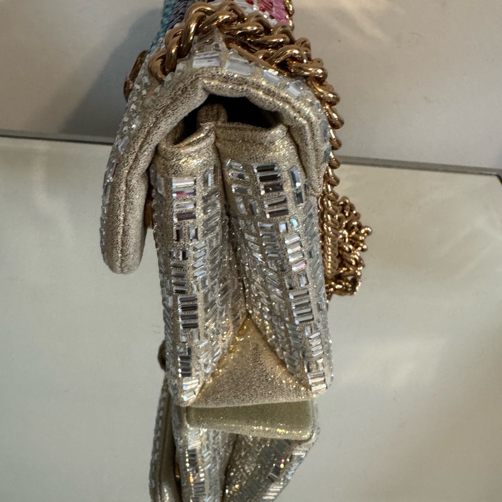 Kurt Geiger Mini Kensington Rainbow Crystals Bag New without tags - Picture 3 of 5